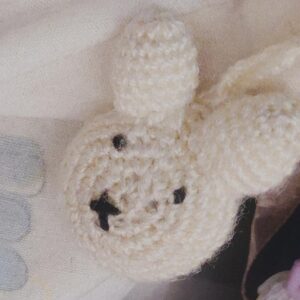 bunny keychain crochet